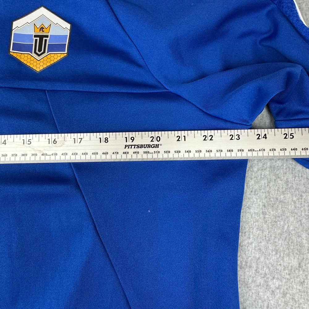 Original Crest Utah Royals Capelli CS-Cool Full Zip Track Jacket Blue White - Picture 10 of 11